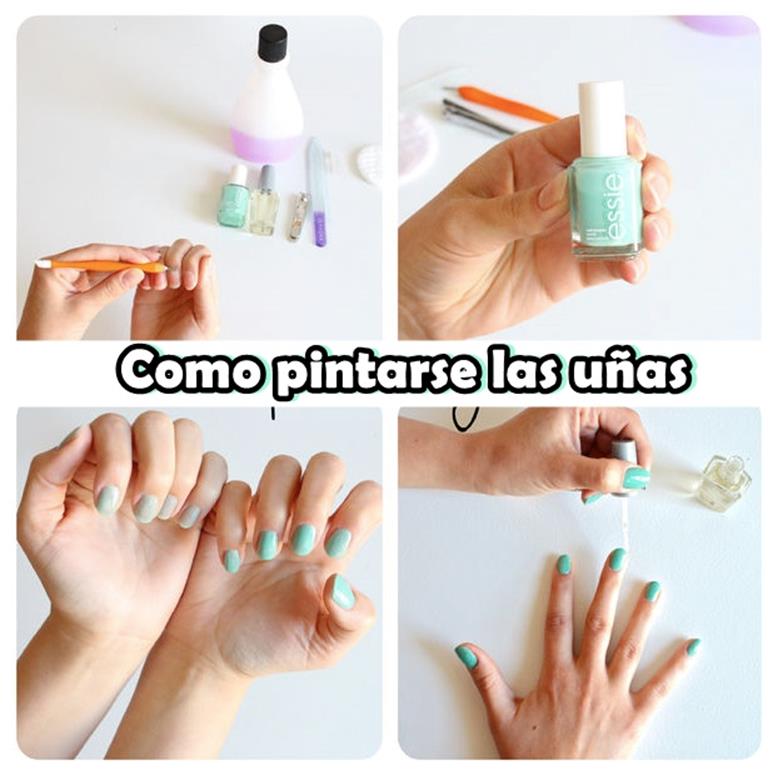 Como pintarse las uñas – 3 técnicas para pintarse las uñas