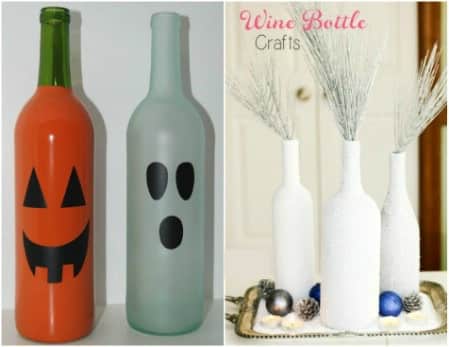 ¡24 Épicas Formas De Decorar Botellas De Vino Vacías!