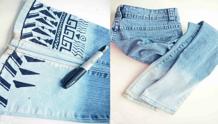 transformar mis jeans con estampados