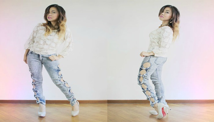 manualidades para decorar tus jeans