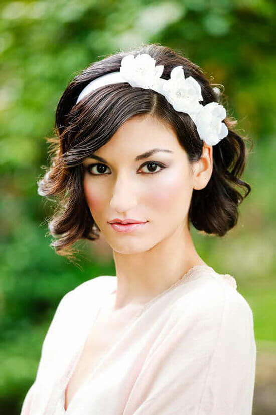 4 Peinados de Boda para Pelo Corto
