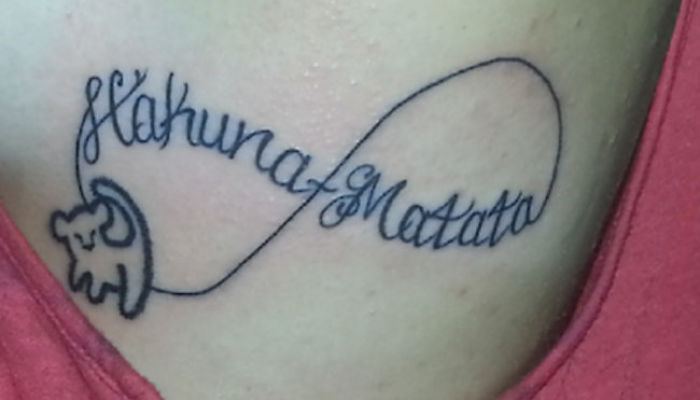 hakuna matata tatuaje