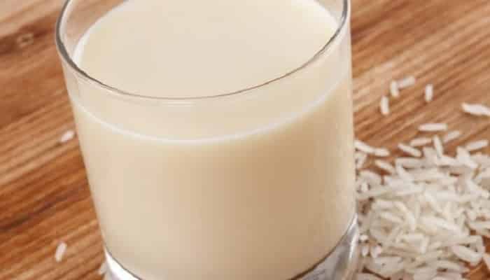 leche de arroz casera