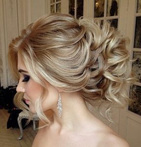 peinados para una boda updo