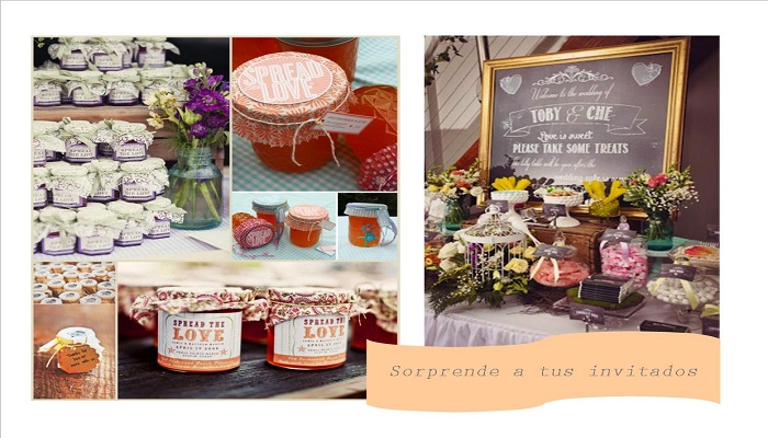 regalos originales para los invitados de una boda