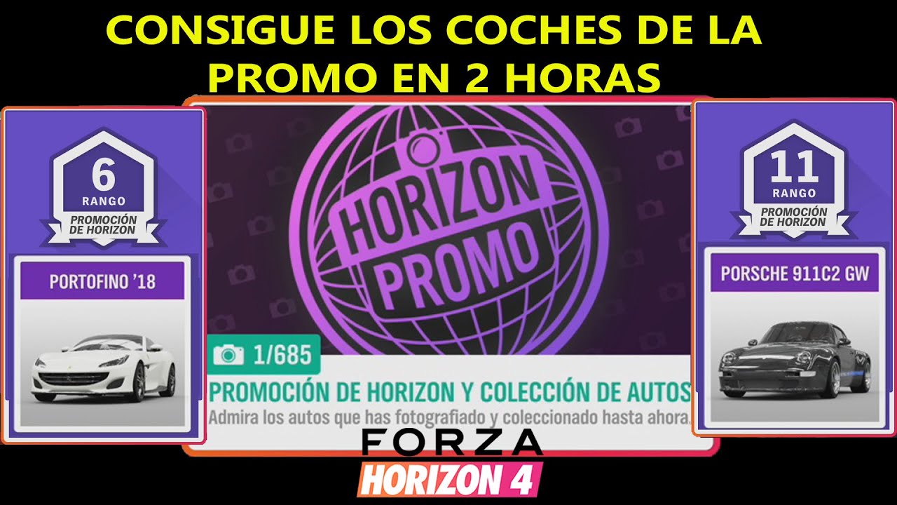 Coches gratis para Forza Horizon 4 (Xbox/PC)